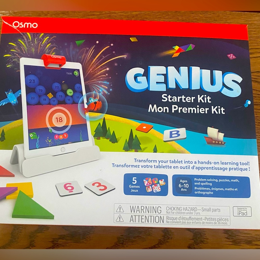 Osmo Genius Starter Kit 5 Apps -Used
